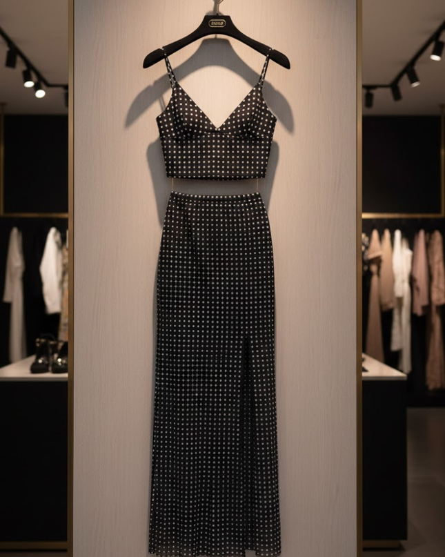 Polka Dot Mesh Set • SOHO New Collection BYMANYC ® New York-1