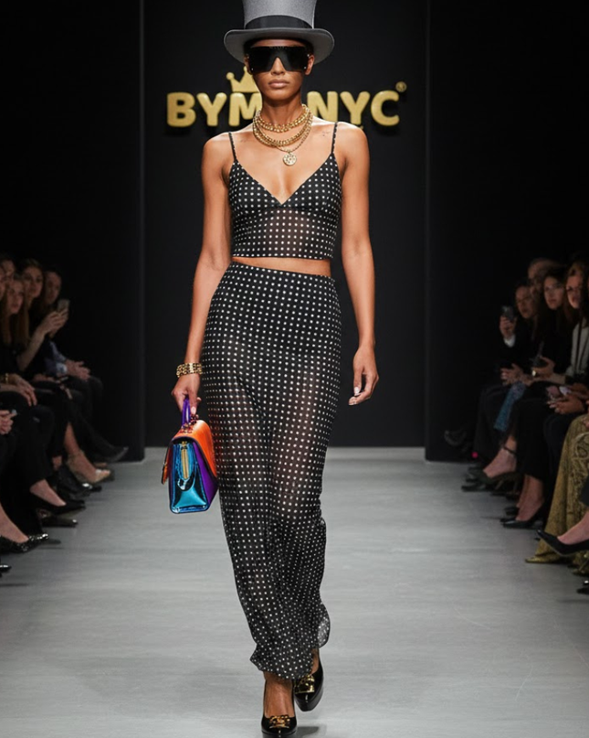 Polka Dot Mesh Set • SOHO New Collection BYMANYC ® New York-0