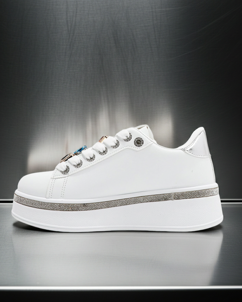 Plateau-Sneaker mit Strass – Queen Cleopatra