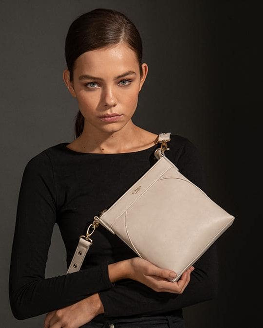 LaBante London | Raven Crossbody Bag | Vegan | Grau