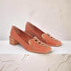 Cordía Karamell Leder-Loafer