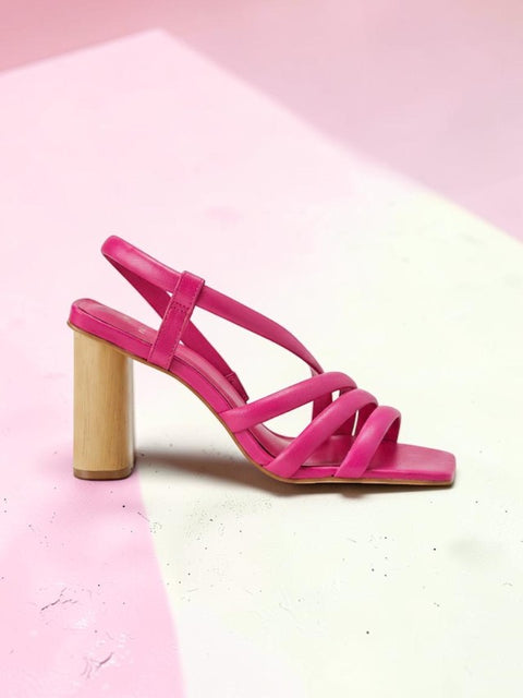 Cedro Kalbsleder-Sandalen Pink –