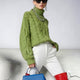Grüner Cable-Knit-Pullover TRIBECA: Neue Kollektion COUTURE in NOLITA