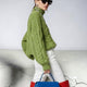 Grüner Cable-Knit-Pullover TRIBECA: Neue Kollektion COUTURE in NOLITA