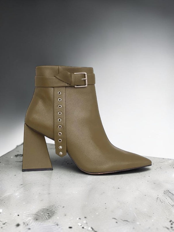 Salvia Leder-Stiefeletten