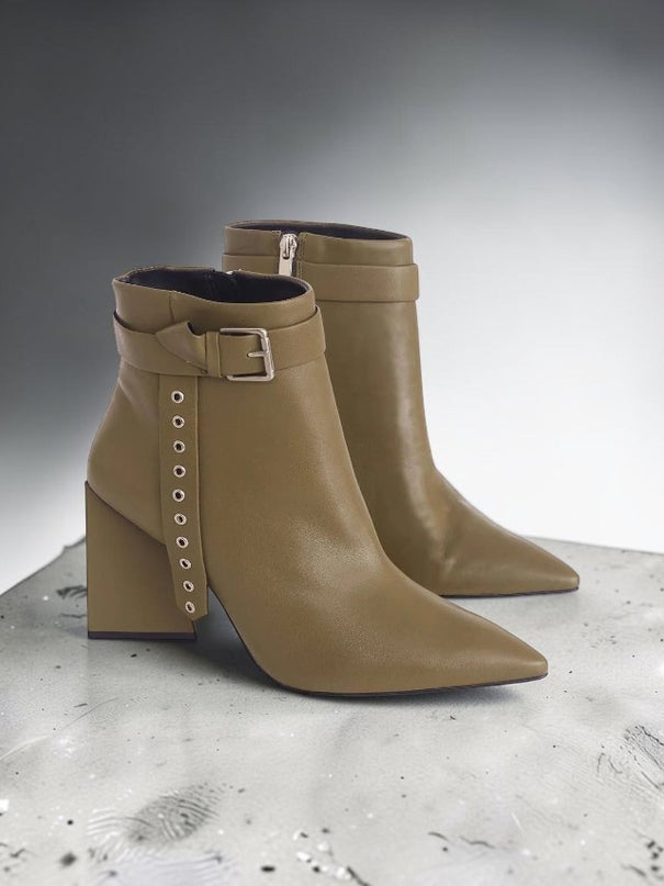 Salvia Leder-Stiefeletten