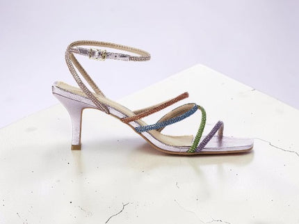 Arca Leder-Sandalen Lila