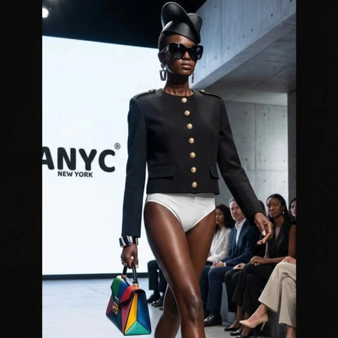 Regency Military Crop-Jacke • THE MET Neue Kollektion BYMANYC ® New York