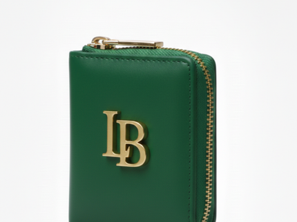 Regents Park Mini Green Plant-Based Leather Wallet (Available for Pre-order 10th August 2026)