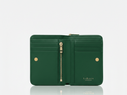 Regents Park Mini Green Plant-Based Leather Wallet (Available for Pre-order 10th August 2026)
