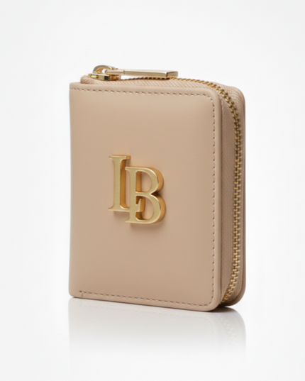 LaBante London | Regent's Park Mini Vegan Zip-Around Wallet | Nude