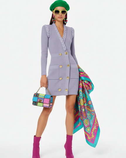 Retro Strickkleid Hepburn – Greenwich Village | BYMANYC ® New York