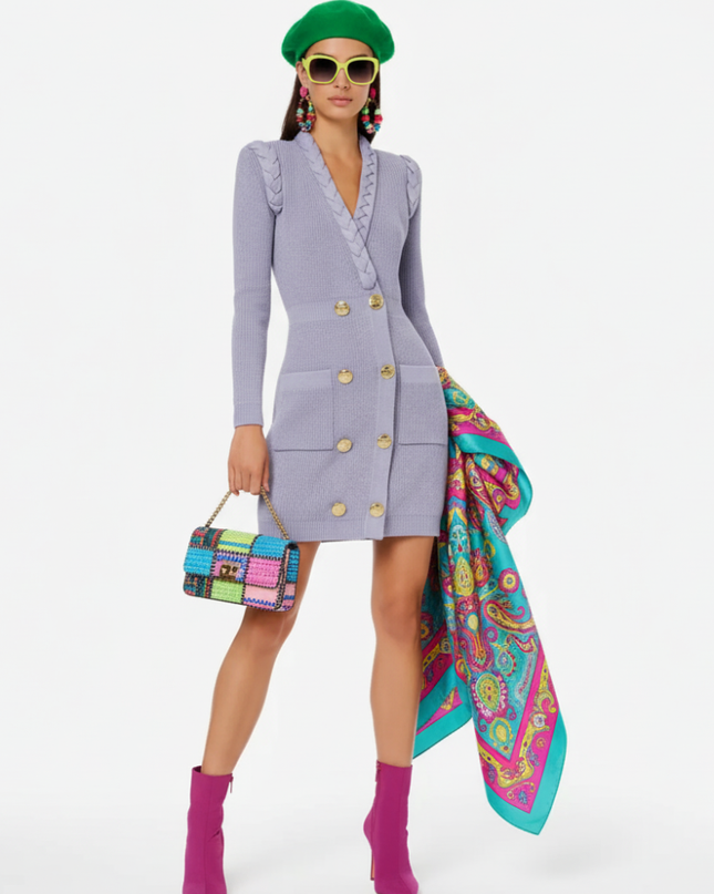 Retro Strickkleid Hepburn – Greenwich Village | BYMANYC ® New York