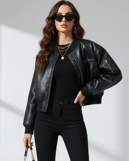 Damen Retro Zipper Jacke Tribeca