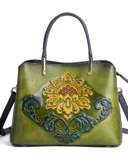 Rossie Viren Women's  Leather Top Handle Shoulder Cross Body Bags-0