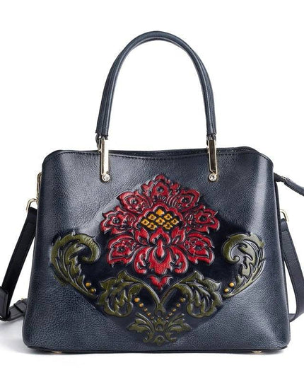 Rossie Viren Women's  Leather Top Handle Shoulder Cross Body Bags-1