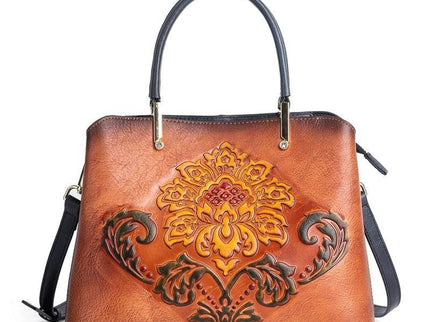 Rossie Viren Women's  Leather Top Handle Shoulder Cross Body Bags-3