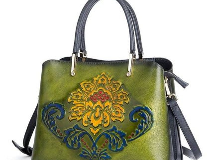 Rossie Viren Women's  Leather Top Handle Shoulder Cross Body Bags-4