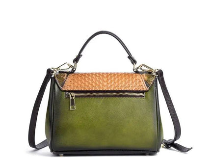 Rossie Viren Women's  Mini Leather Top Handle Satchel-3