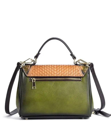 Rossie Viren Women's  Mini Leather Top Handle Satchel-3