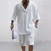 S / white