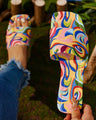 Fusion Funk Slippers | Colorful | Korean Style