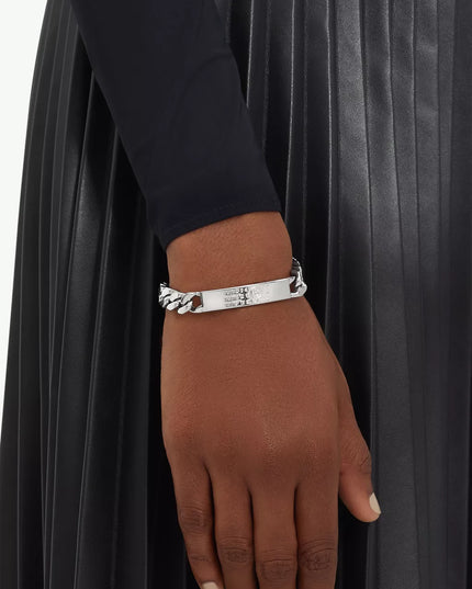 MM6 Maison Margiela | Numeric Signature Kettenarmband | Silberfarben | Damen