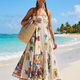 SOHO Artisanal Graphic Maxi Dress | Creative BYMANYC ® New York-4