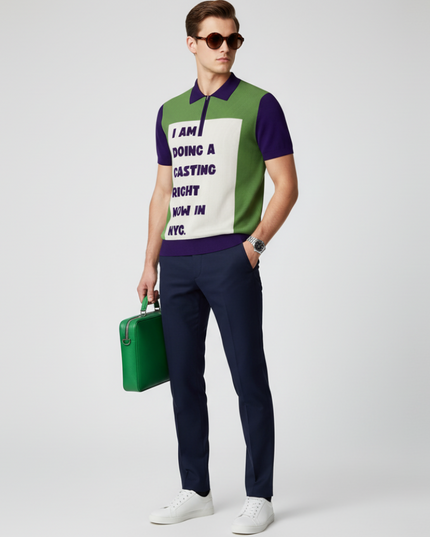BYMANYC ® New York | SOHO Cashmere Polo | Colour-Block