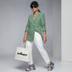 DAMEN BLAZER Grüner Tweed TRIBECA - BYMANYC ® New York