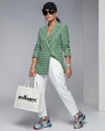 TRIBECA Blazer Grüner Tweed| Damen