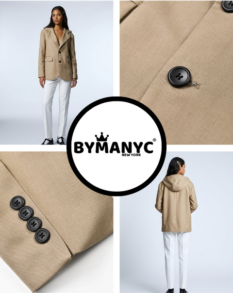 SOHO Kapuzen-Blazer | Modern BYMANYC ® New York