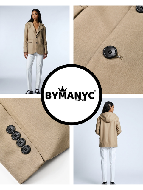 SOHO Hooded Tailored Blazer | Modern BYMANYC ® New York-2