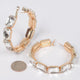 ST. MARKS Multicolor Stone Hoop Earrings: NYFW BYMANYC ® New York-2
