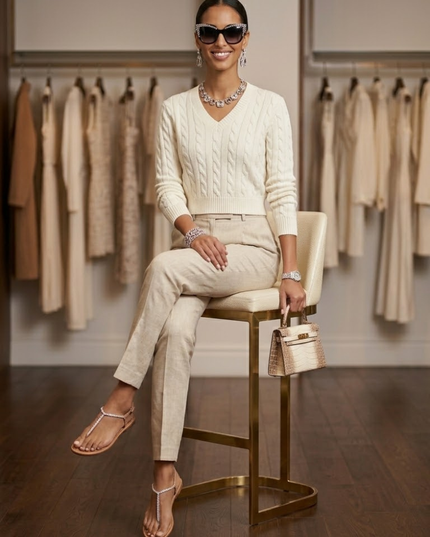 BYMANYC® New York | Sweater CHELSEA WALL STREET | White
