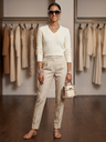 BYMANYC® New York | Sweater CHELSEA WALL STREET | White