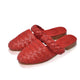 Sea Escape Woven Leather Slide Sandals-3