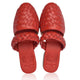 Sea Escape Woven Leather Slide Sandals-1