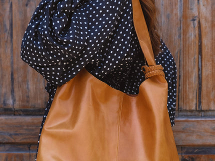 Serendipity Slouchy Leather Tote Bag