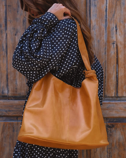 Serendipity Slouchy Leder-Tote | Große Alltagstasche