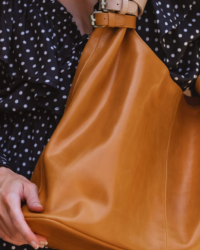 Serendipity Slouchy Leder-Tote | Große Alltagstasche