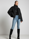 Kurze Woll-Feel-Jacke, | Women - BYMANYC ® New York