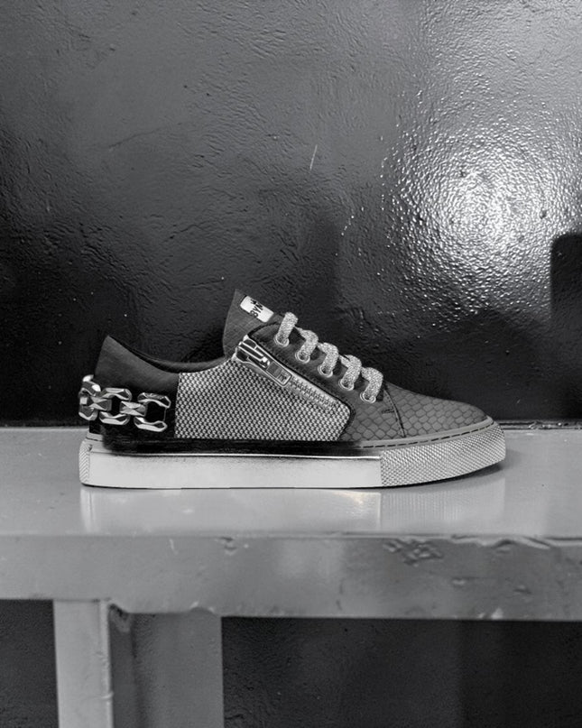 Vegane Luxus-Sneakers UPPER EAST OPULENCE Negro – Unisex