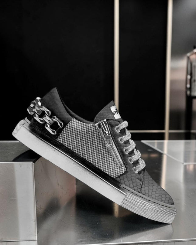 Vegane Luxus-Sneakers UPPER EAST OPULENCE Negro – Unisex