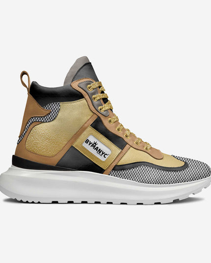💟 Vegan Sport Sneaker MIDTOWN | Dorado (Gold) | Unisex | Handgefertigt in Italien