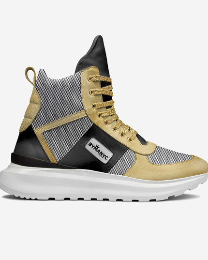 💟 Vegan Sport Sneaker NOLITA | Dorado (Gold) | Unisex | Handgefertigt in Italien