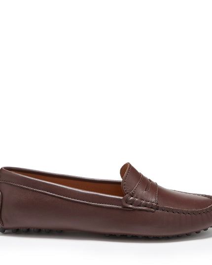 Hugs & Co. Penny Driving Loafers – Braun Leder