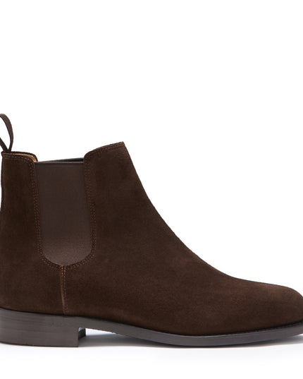 Hugs & Co. | Wildleder-Chelsea-Boots mit Ledersohle | Braun