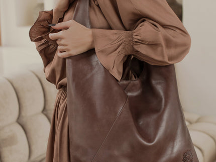 Sueno Slouchy Leather Bag-0