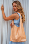 Sueno Slouchy Leder-Schultertasche | Handgefertigt
